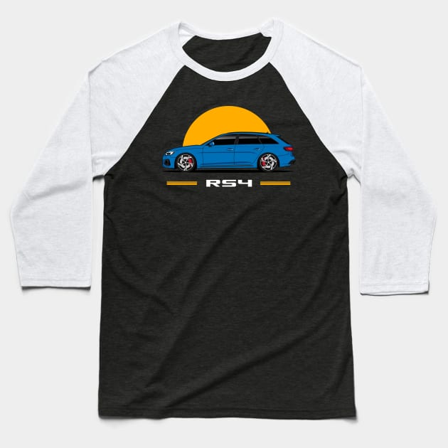 RS4 Wagon Stancenation Cars Baseball T-Shirt by masjestudio